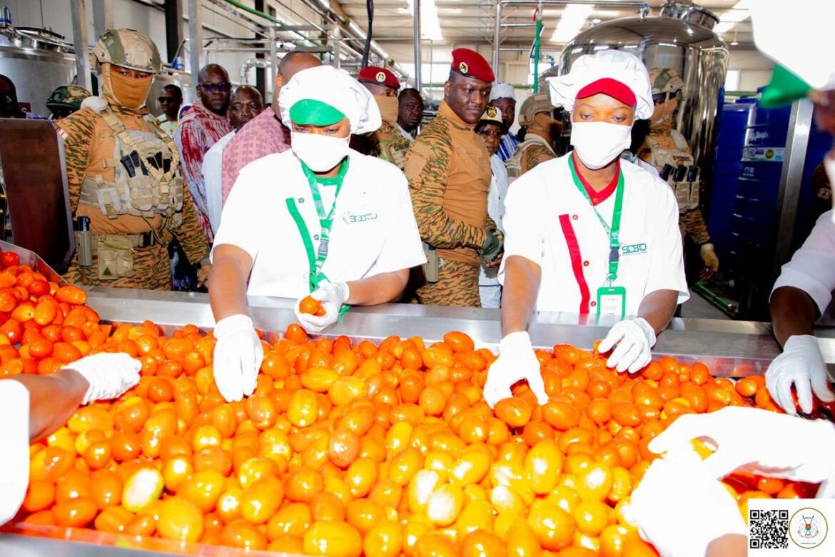 Société burkinabè de tomates : la première usine opérationnelle de l’entrepreneuriat communautaire inaugurée